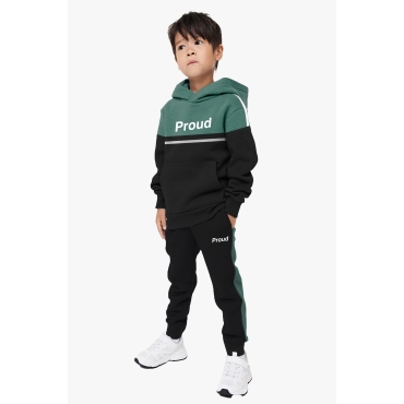  F-route  Boys cotton Hoodie Jacket with Track Pant combo Set For Sports Wear