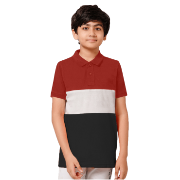 BOYS CUT & SEW POLO T-SHIRTS