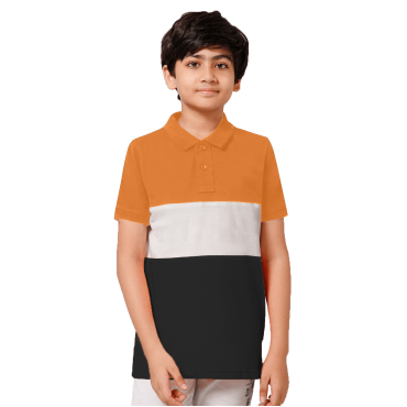 BOYS CUT & SEW POLO T-SHIRTS