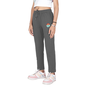 Regular fit Cotton Trackpant for Girls 