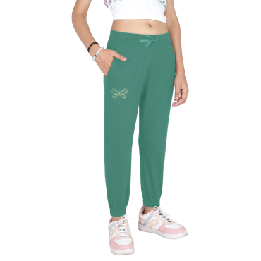 Regular fit Cotton Trackpant for  Girls 