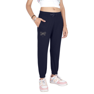 Regular fit Cotton Trackpant for  Girls 