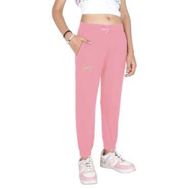 Regular fit Cotton Trackpant for  Girls 