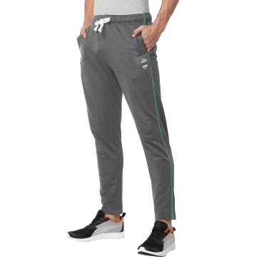 MEN'S TRACK PANT  SINGLE PIPING, ONE SIDE ZIP POCKET, BACK POCKET