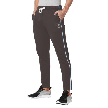  BASIC MEN'S TRACK PANT SINGLE PIPPING WITH BOTH SIDE ZIP