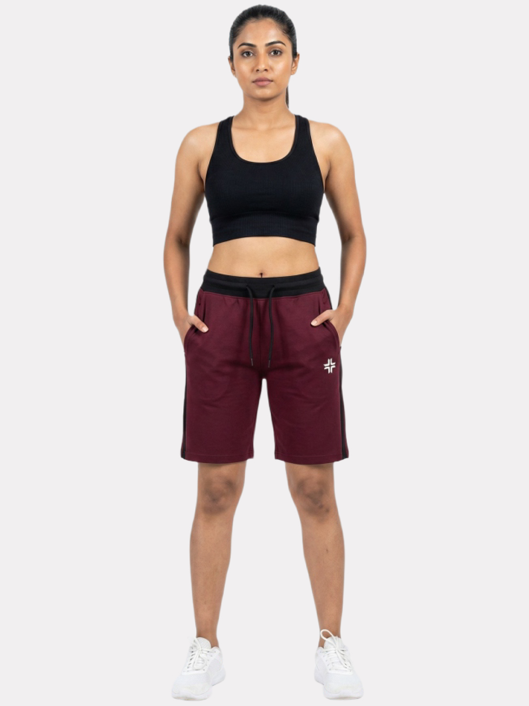 Women's Shorts with Single Piping