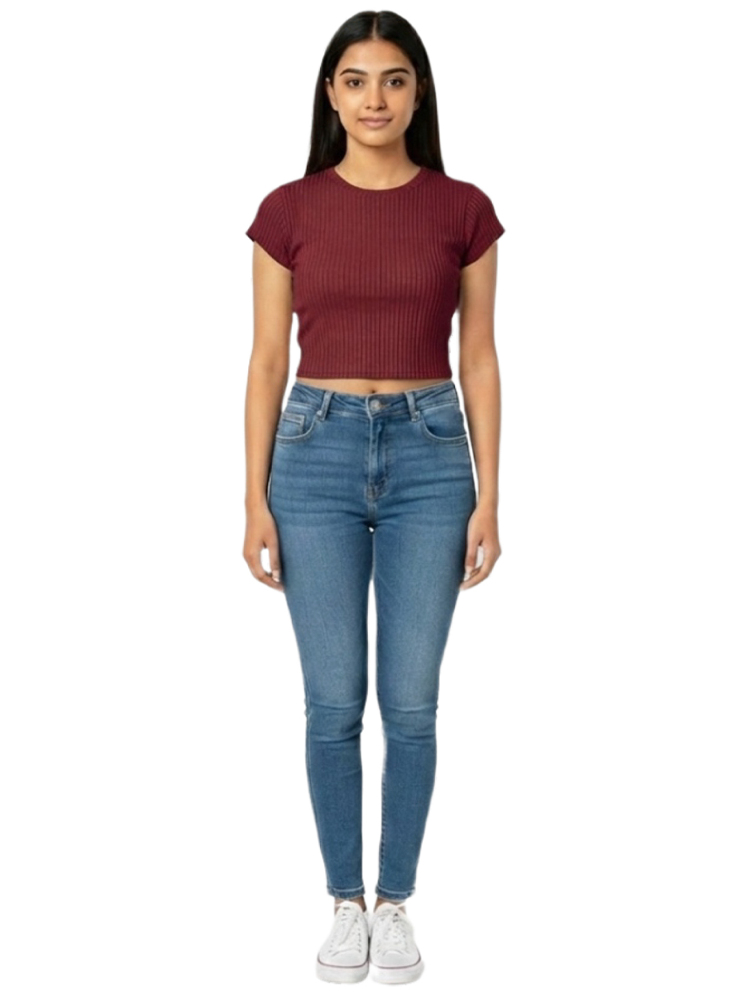 Women's Drop Needle Crop top