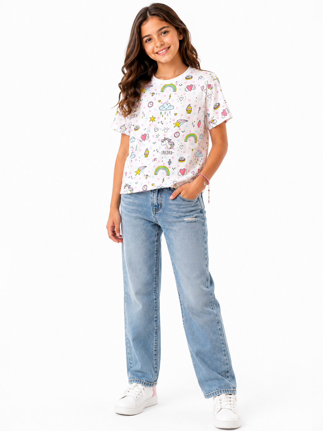 Girl's All Over Printed T-Shirt