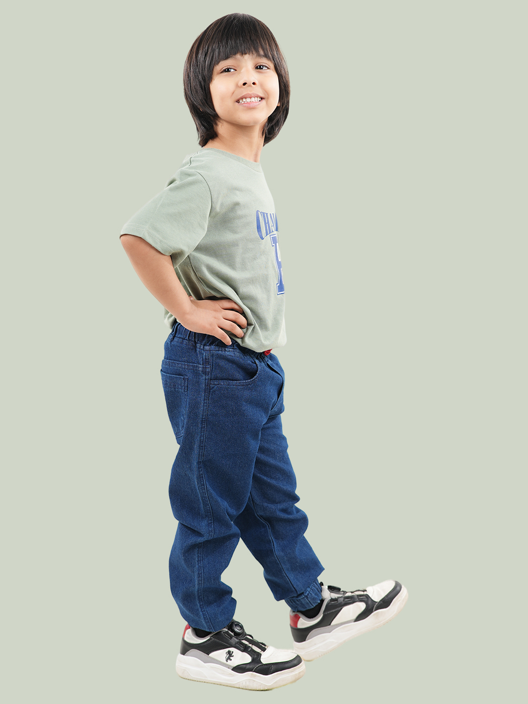 Boy's chest print T-shirt