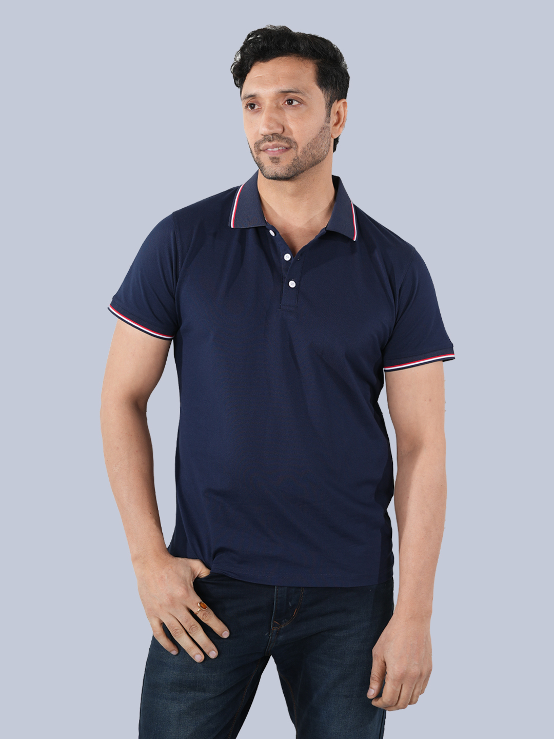 Mens Solid Polo t-shirt
